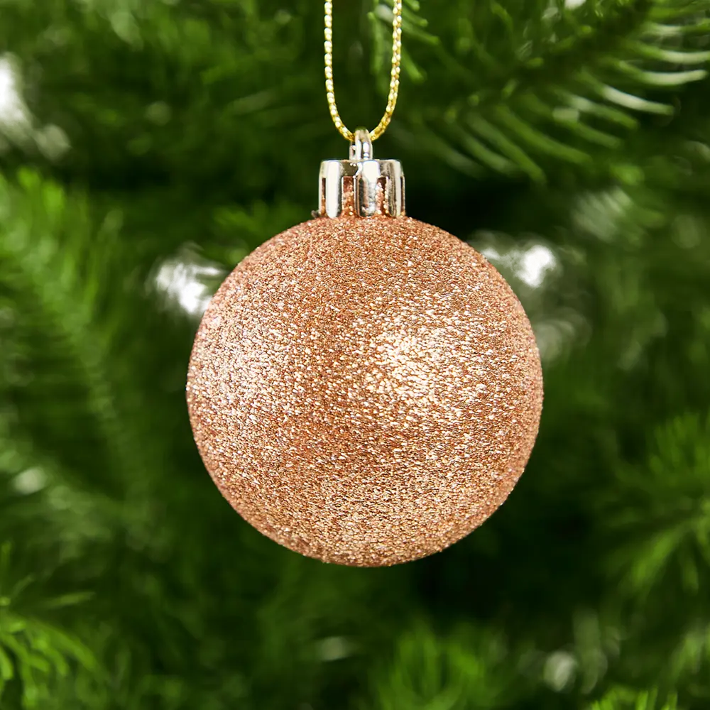 Фото 9 Набор новогодних шаров Christmas ø5 см цвет коричневый 12 шт. Фото 9 Набор новогодних шаров Christmas ø5 см цвет коричневый 12 шт.