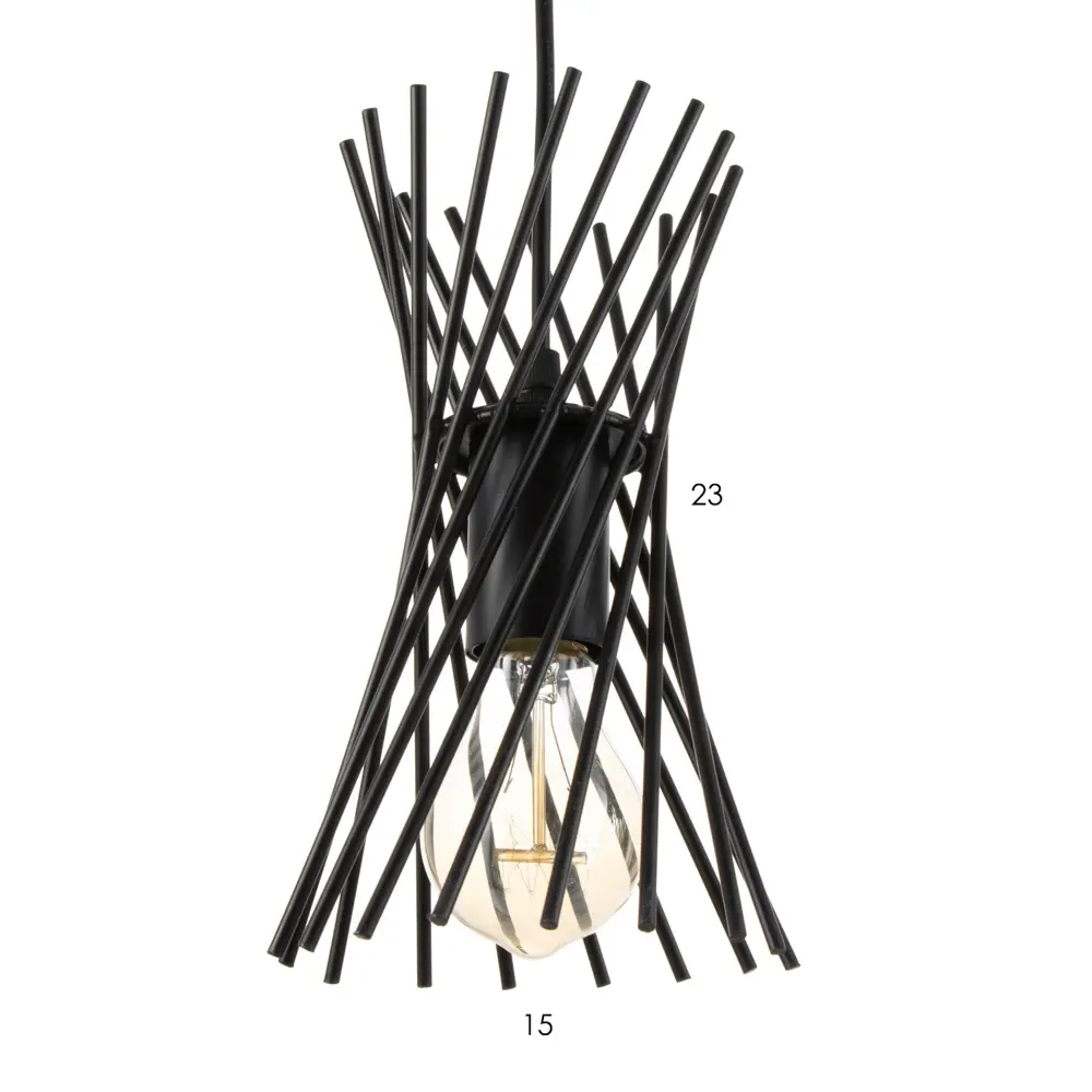 Фото 7 Светильник подвесной BAYERLUX 7557299 Сенча 3 лампы 6 м² цвет черный Фото 7 Светильник подвесной BAYERLUX 7557299 Сенча 3 лампы 6 м² цвет черный