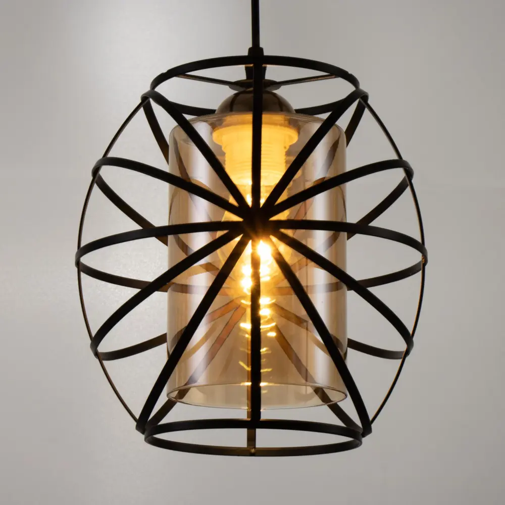 Фото 3 Светильник подвесной BAYERLUX 2750 1 лампа 2 м² цвет черный Фото 3 Светильник подвесной BAYERLUX 2750 1 лампа 2 м² цвет черный