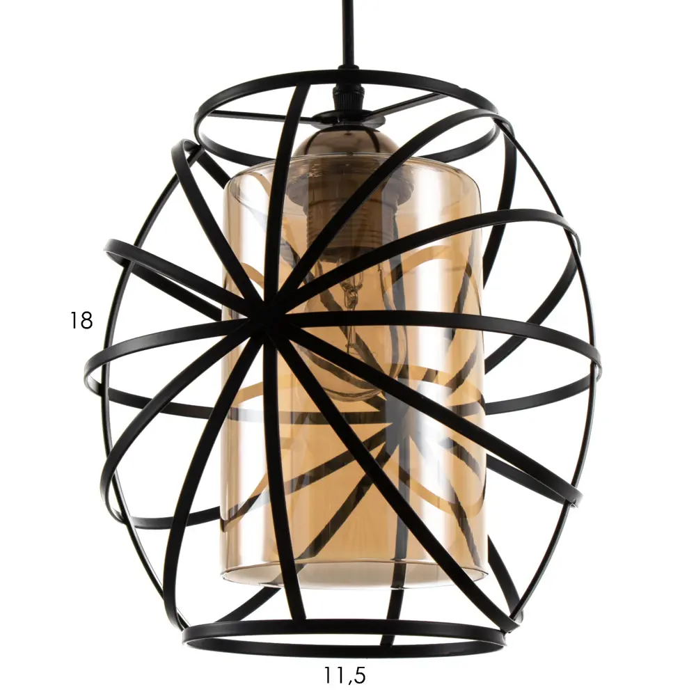 Фото 7 Светильник подвесной BAYERLUX 2750 1 лампа 2 м² цвет черный Фото 7 Светильник подвесной BAYERLUX 2750 1 лампа 2 м² цвет черный