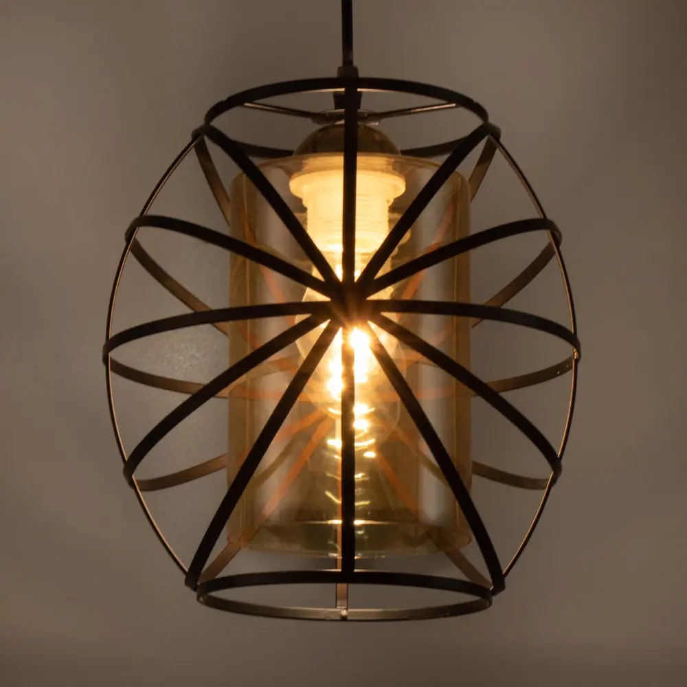 Фото 4 Светильник подвесной BAYERLUX 2750 1 лампа 2 м² цвет черный Фото 4 Светильник подвесной BAYERLUX 2750 1 лампа 2 м² цвет черный