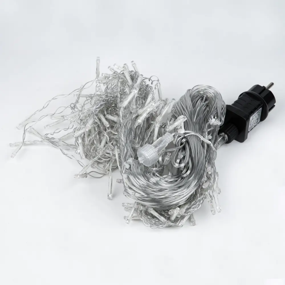 Фото 4 Электрогирлянда Uniel Бахрома 12 м 195 ламп цвет янтарный 1 режим работы Фото 4 Электрогирлянда Uniel Бахрома 12 м 195 ламп цвет янтарный 1 режим работы