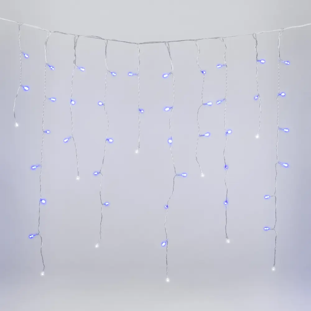 Фото 2 Электрогирлянда Uniel Бахрома 25 м 440 ламп цвет синий 1 режим работы Фото 2 Электрогирлянда Uniel Бахрома 25 м 440 ламп цвет синий 1 режим работы