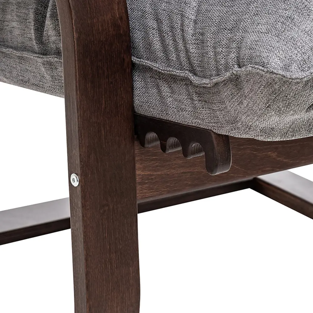 Фото 11 Кресло Leset Оливер 68.5x110x80 см рогожка цвет светло-серый/коричневый Фото 11 Кресло Leset Оливер 68.5x110x80 см рогожка цвет светло-серый/коричневый