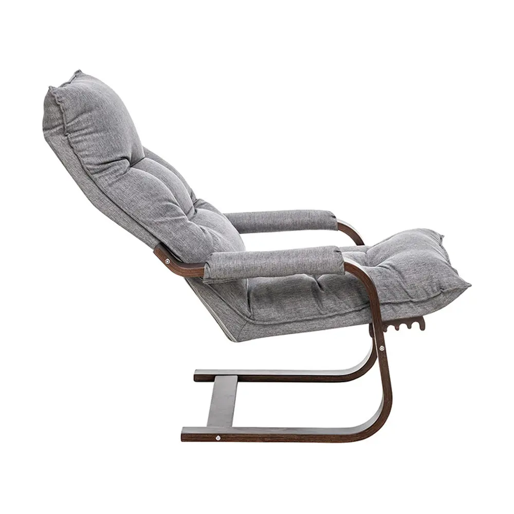 Фото 6 Кресло Leset Оливер 68.5x110x80 см рогожка цвет светло-серый/коричневый Фото 6 Кресло Leset Оливер 68.5x110x80 см рогожка цвет светло-серый/коричневый