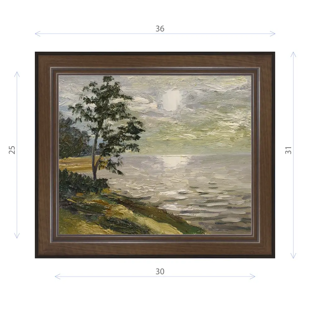 Фото Картина в раме Декор Депо Эдуард Абжинов "Утренний рассвет" E21 31x36 см Фото Картина в раме Декор Депо Эдуард Абжинов "Утренний рассвет" E21 31x36 см