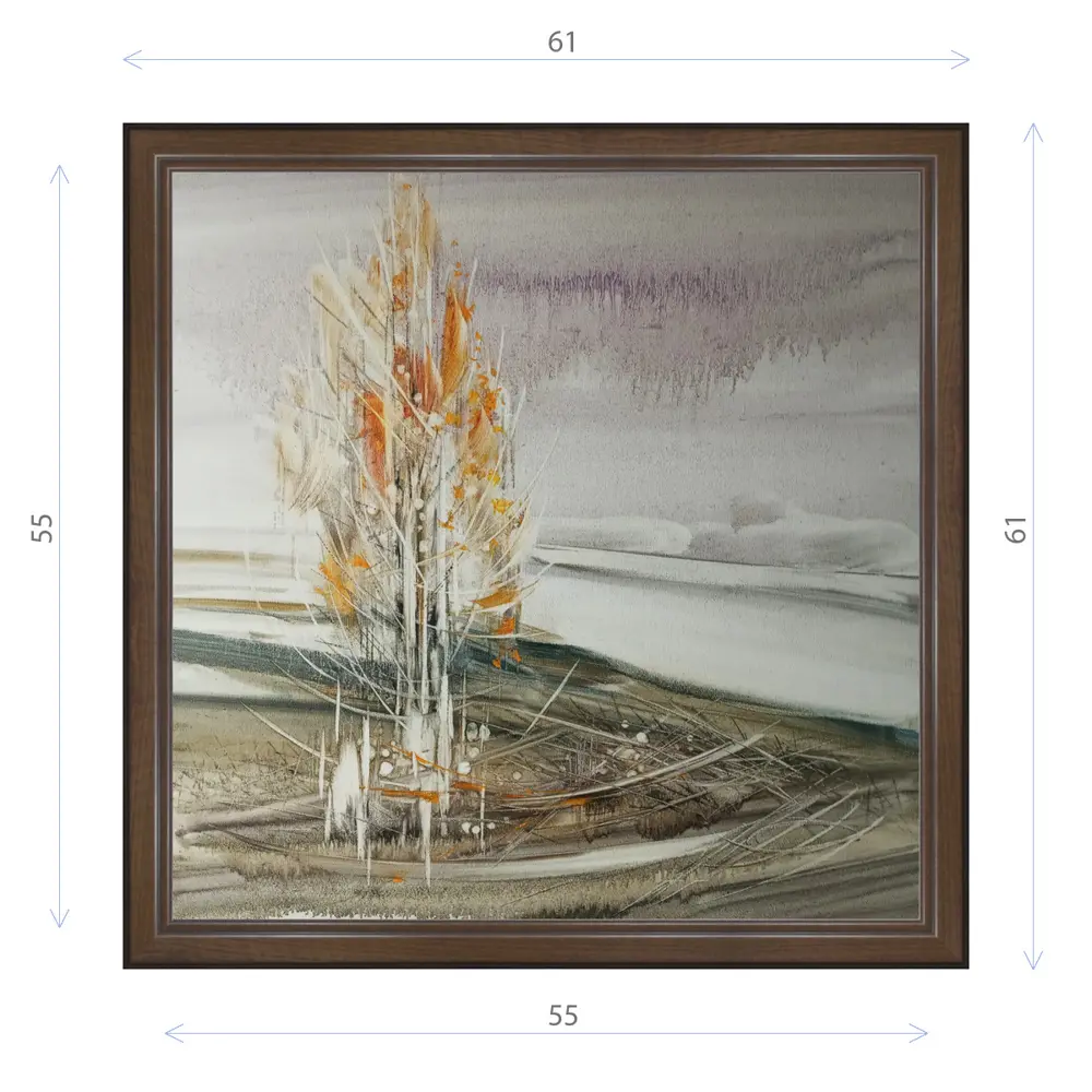 Фото Картина в раме Декор Депо Михаил Харитонов Белая река E21 61x61 см Фото Картина в раме Декор Депо Михаил Харитонов Белая река E21 61x61 см