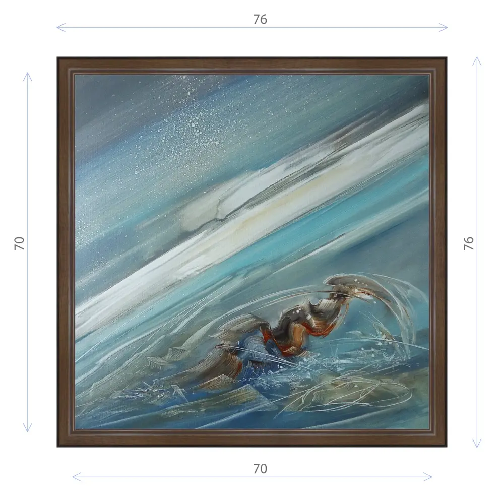 Фото Картина в раме Декор Депо Михаил Харитонов На гребне волны E21 76x76 см Фото Картина в раме Декор Депо Михаил Харитонов На гребне волны E21 76x76 см