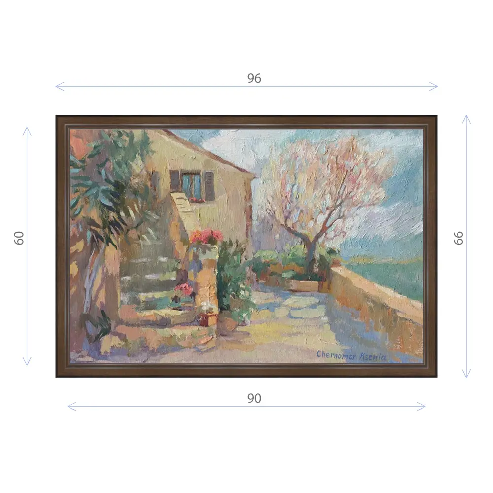 Фото Картина в раме Декор Депо Ксения Черномор "Пьенца" E21 66x96 см Фото Картина в раме Декор Депо Ксения Черномор "Пьенца" E21 66x96 см