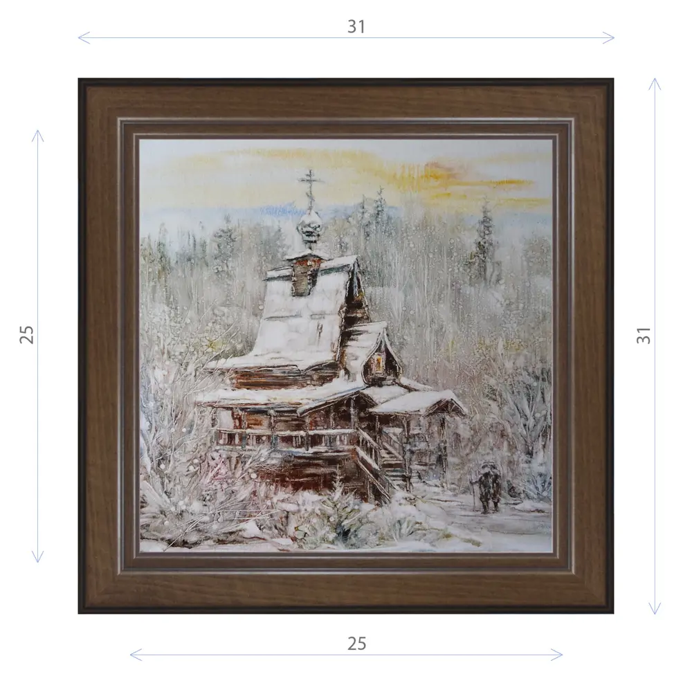 Фото Картина в раме Декор Депо Михаил Харитонов Прихожане E21 31x31 см Фото Картина в раме Декор Депо Михаил Харитонов Прихожане E21 31x31 см