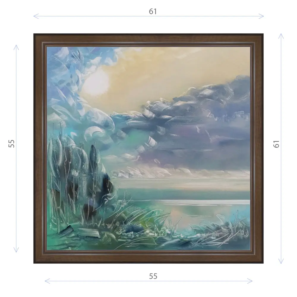 Фото Картина в раме Декор Депо Михаил Харитонов Дом солнца E21 61x61 см