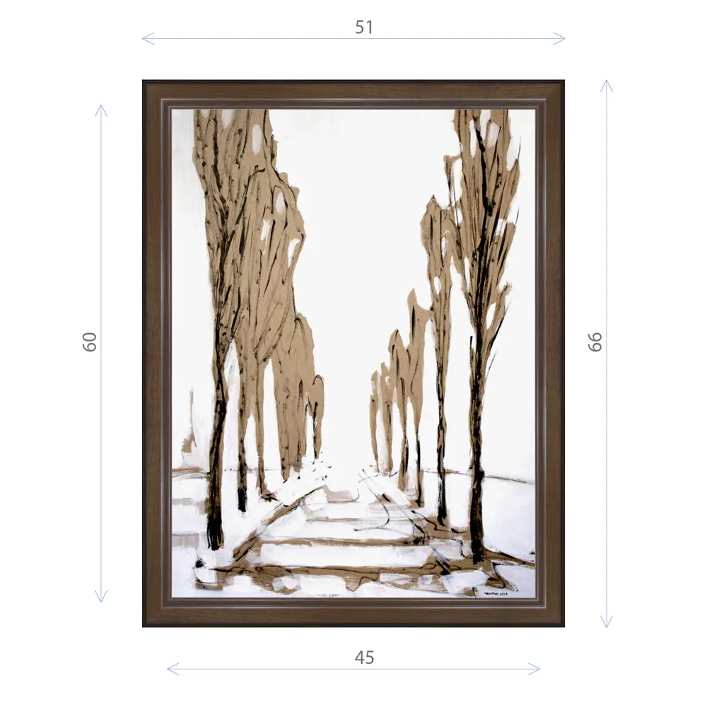 Фото Картина в раме Декор Депо Константин Малютин "Аллея" E21 66x51 см Фото Картина в раме Декор Депо Константин Малютин "Аллея" E21 66x51 см