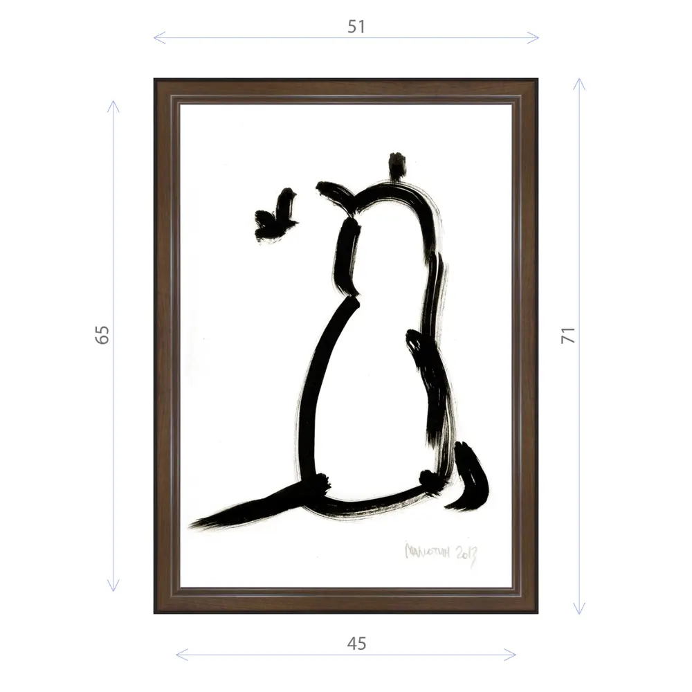 Фото Картина в раме Декор Депо Константин Малютин "Наблюдатель" E21 71x51 см Фото Картина в раме Декор Депо Константин Малютин "Наблюдатель" E21 71x51 см