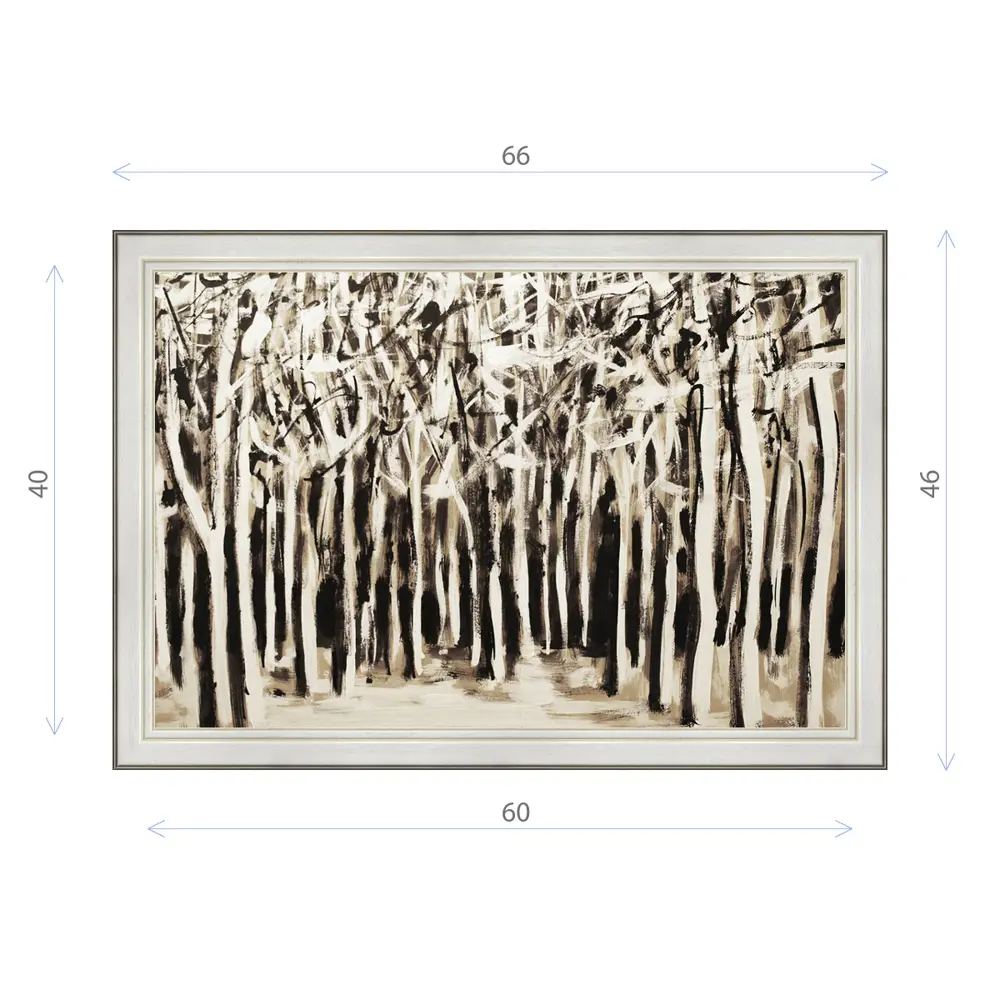 Фото Картина в раме Декор Депо Константин Малютин "Призрачный лес" E20 46x66 см Фото Картина в раме Декор Депо Константин Малютин "Призрачный лес" E20 46x66 см