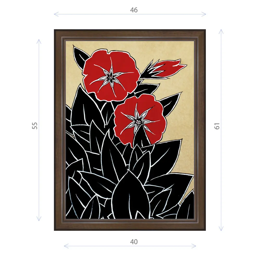 Фото Картина в раме Декор Депо Константин Малютин "Петунии" E21 61x46 см Фото Картина в раме Декор Депо Константин Малютин "Петунии" E21 61x46 см