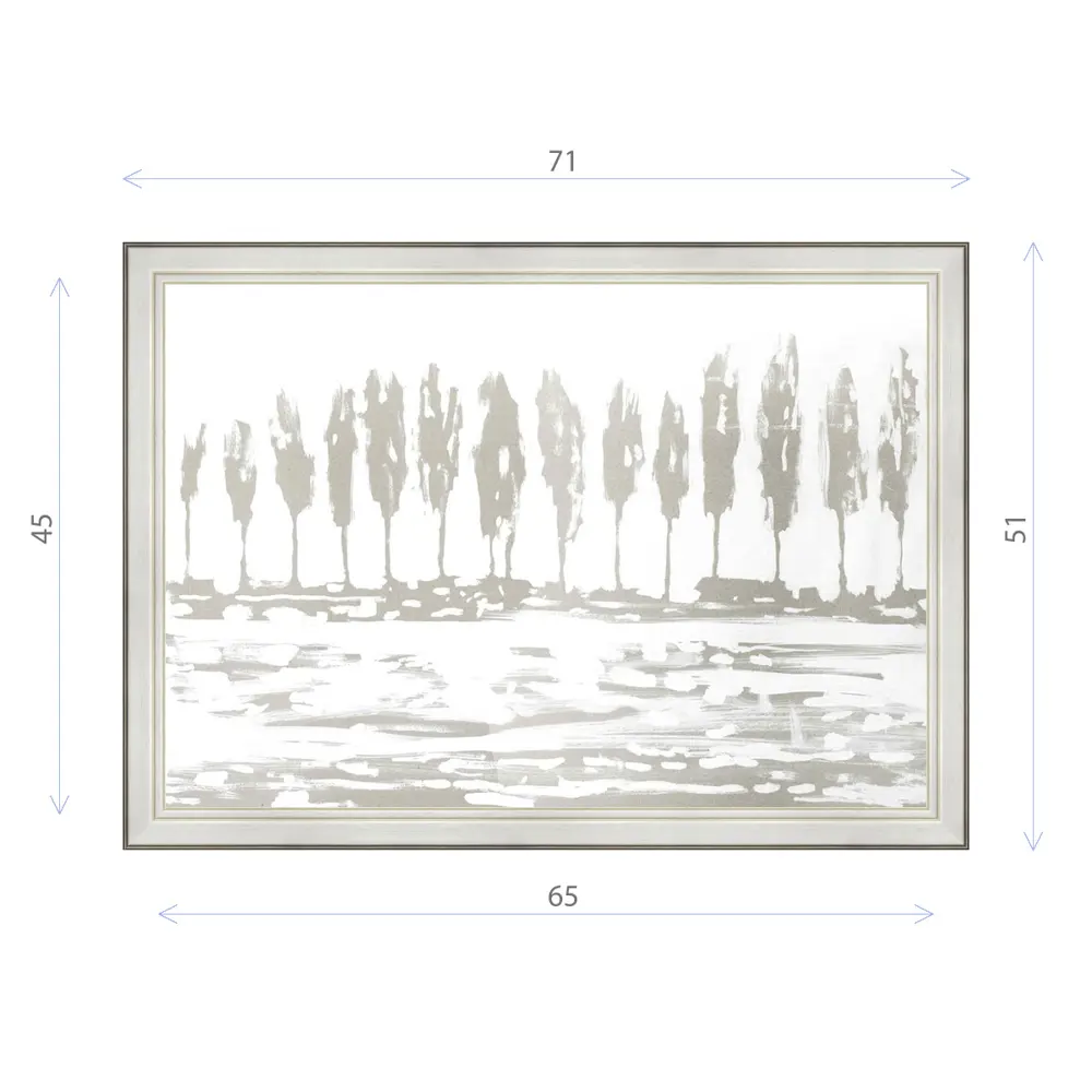 Фото Картина в раме Декор Депо Константин Малютин "Вдоль дороги" E20 51x71 см