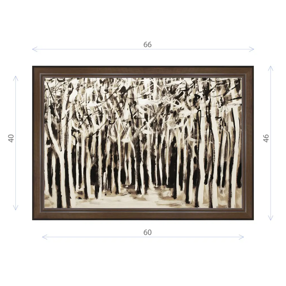 Фото Картина в раме Декор Депо Константин Малютин "Призрачный лес" E21 46x66 см Фото Картина в раме Декор Депо Константин Малютин "Призрачный лес" E21 46x66 см