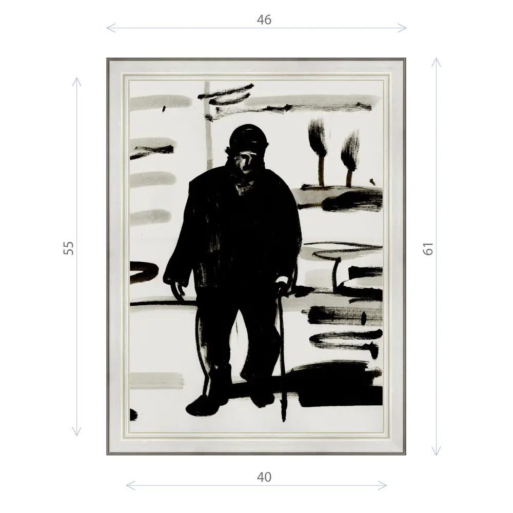 Фото Картина в раме Декор Депо Константин Малютин "Дед" E20 61x46 см Фото Картина в раме Декор Депо Константин Малютин "Дед" E20 61x46 см