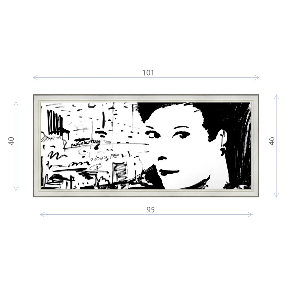 Фото Картина в раме Декор Депо Константин Малютин "Портрет" E20 46x101 см