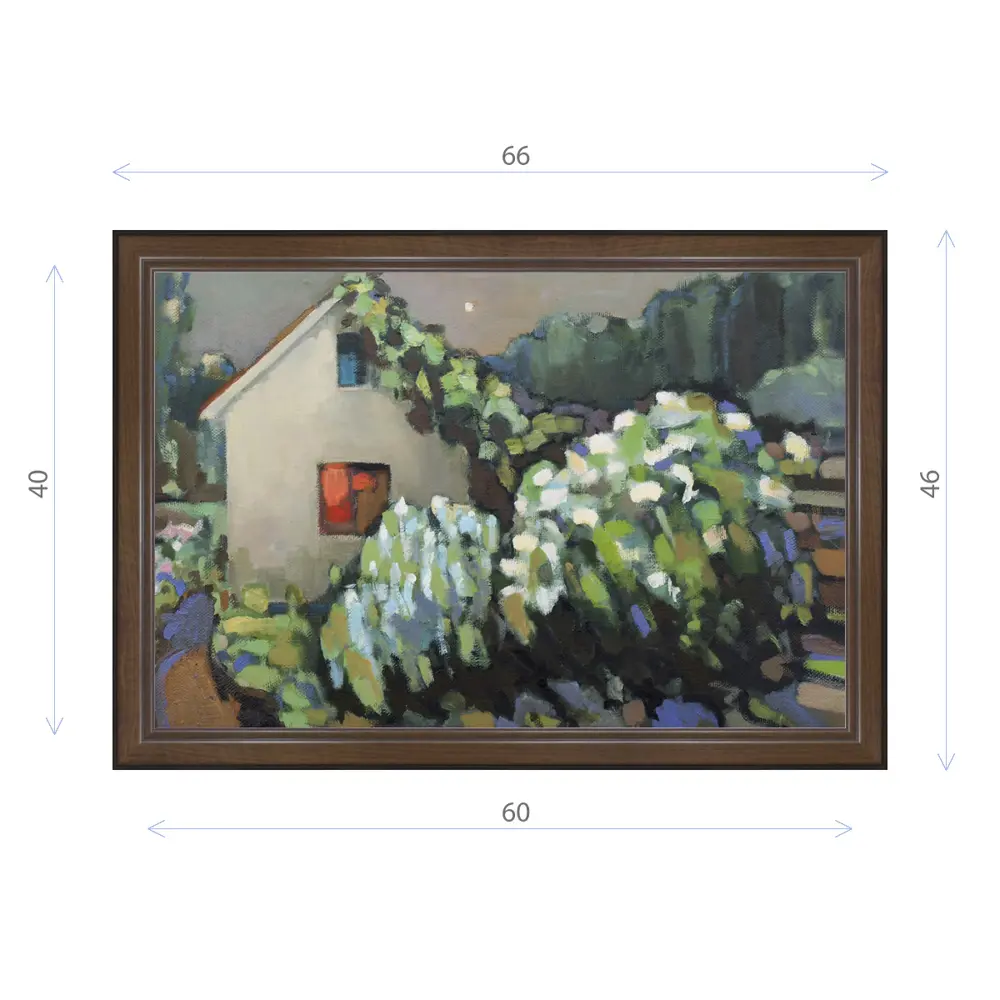 Фото Картина в раме Декор Депо Константин Малютин "Дача в Осташово" E21 46x66 см Фото Картина в раме Декор Депо Константин Малютин "Дача в Осташово" E21 46x66 см