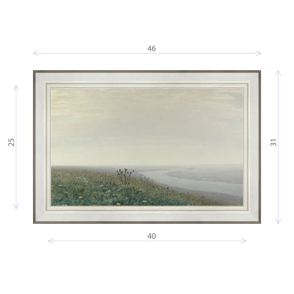 Фото Картина в раме Декор Депо Архип Куинджи "Днепр утром 1881 (Третьяковская галерея)" E20 31x46 см Фото Картина в раме Декор Депо Архип Куинджи "Днепр утром 1881 (Третьяковская галерея)" E20 31x46 см