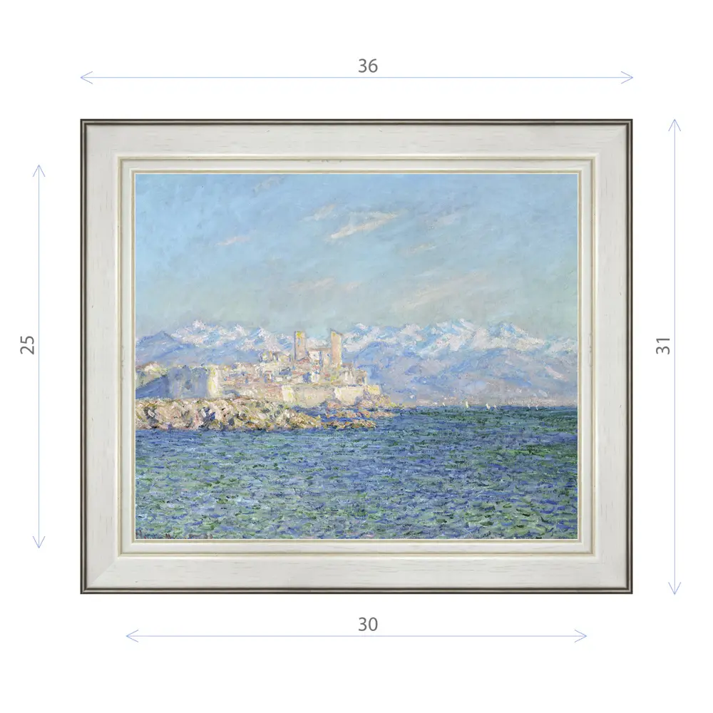 Фото Картина в раме Декор Депо Клод Моне "Антиб послеполуденный эффект" E20 31x36 см Фото Картина в раме Декор Депо Клод Моне "Антиб послеполуденный эффект" E20 31x36 см