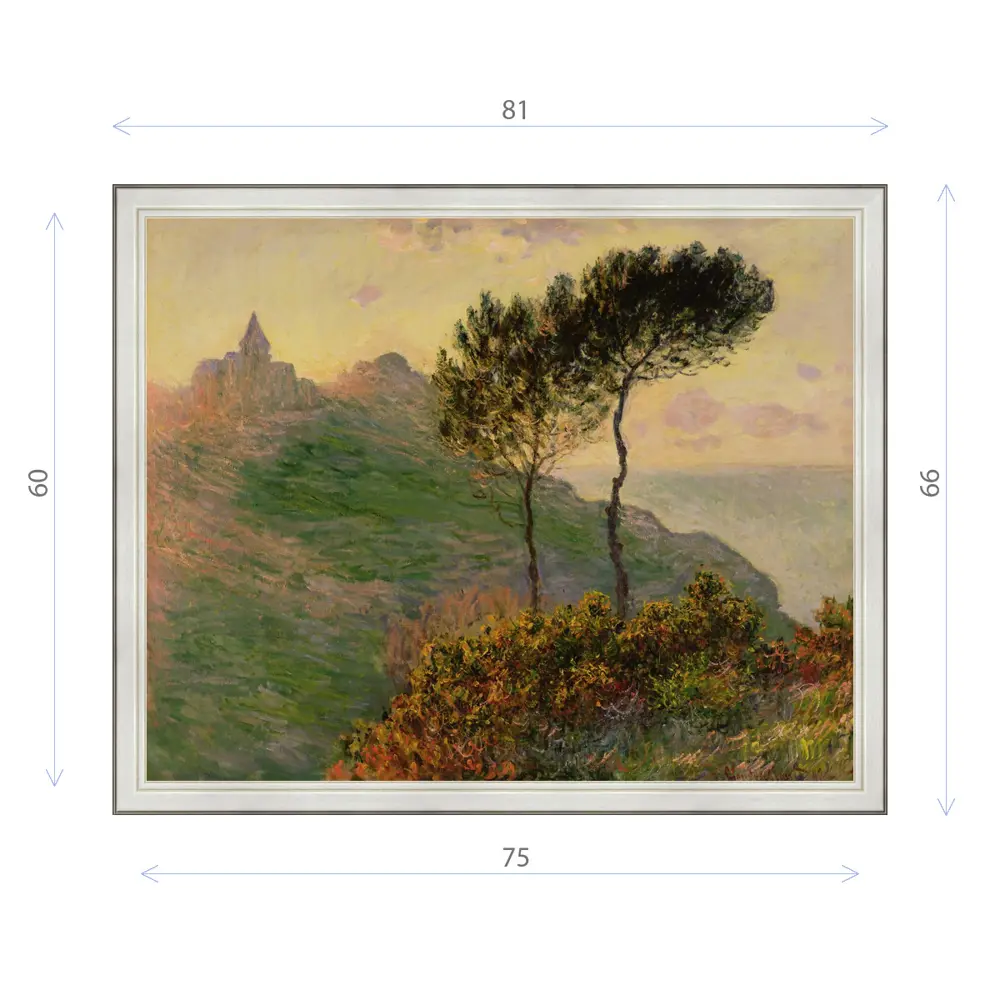 Фото Картина в раме Декор Депо Клод Моне "Церковь в Аренжвилле" E20 66x81 см Фото Картина в раме Декор Депо Клод Моне "Церковь в Аренжвилле" E20 66x81 см