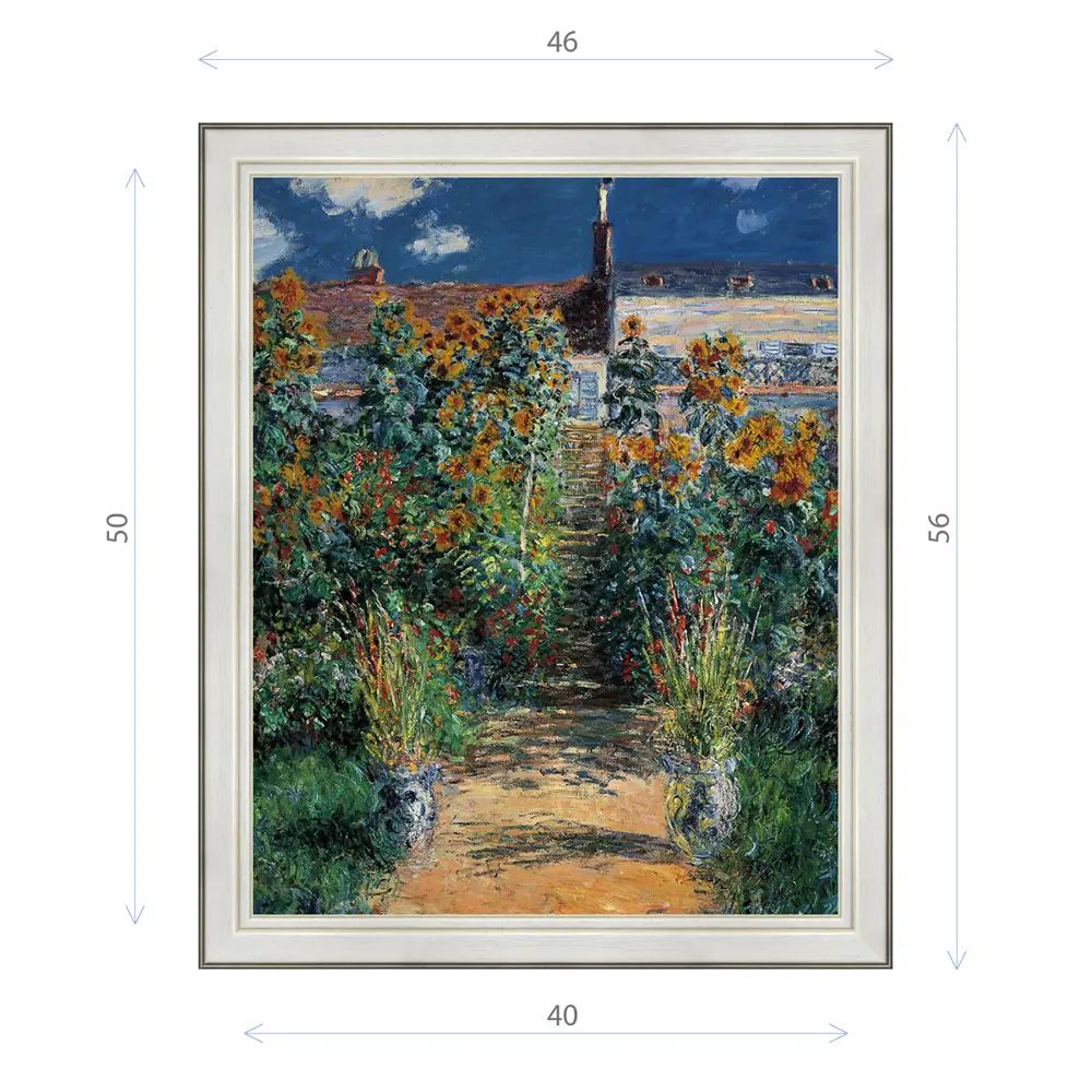 Фото Картина в раме Декор Депо Клод Моне "Сад художника" E20 56x46 см Фото Картина в раме Декор Депо Клод Моне "Сад художника" E20 56x46 см