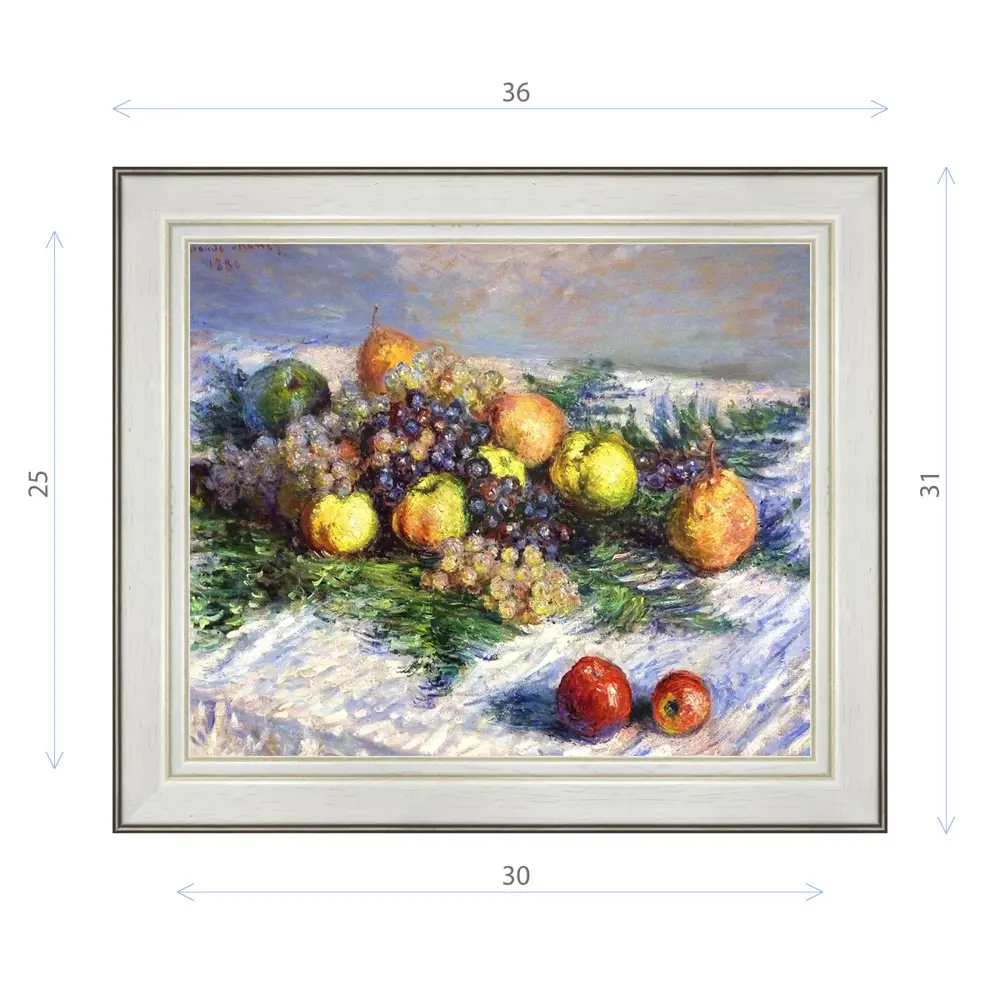 Фото Картина в раме Декор Депо Клод Моне "Персики и груши" E20 31x36 см Фото Картина в раме Декор Депо Клод Моне "Персики и груши" E20 31x36 см