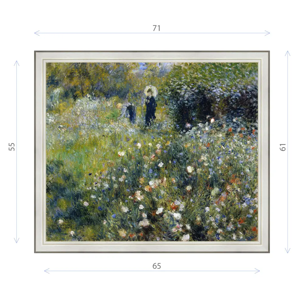 Фото Картина в раме Декор Депо Клод Моне "Женщина с зонтиком в летнем саду" E20 61x71 см Фото Картина в раме Декор Депо Клод Моне "Женщина с зонтиком в летнем саду" E20 61x71 см