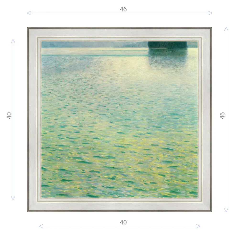 Фото Картина в раме Декор Депо Густав Климт "Остров вдали" E20 46x46 см Фото Картина в раме Декор Депо Густав Климт "Остров вдали" E20 46x46 см