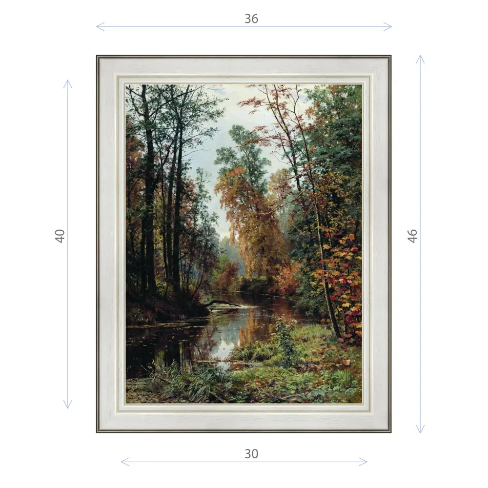 Фото Картина в раме Декор Депо Иван Шишкин "Парк в Павловске" E20 46x36 см Фото Картина в раме Декор Депо Иван Шишкин "Парк в Павловске" E20 46x36 см