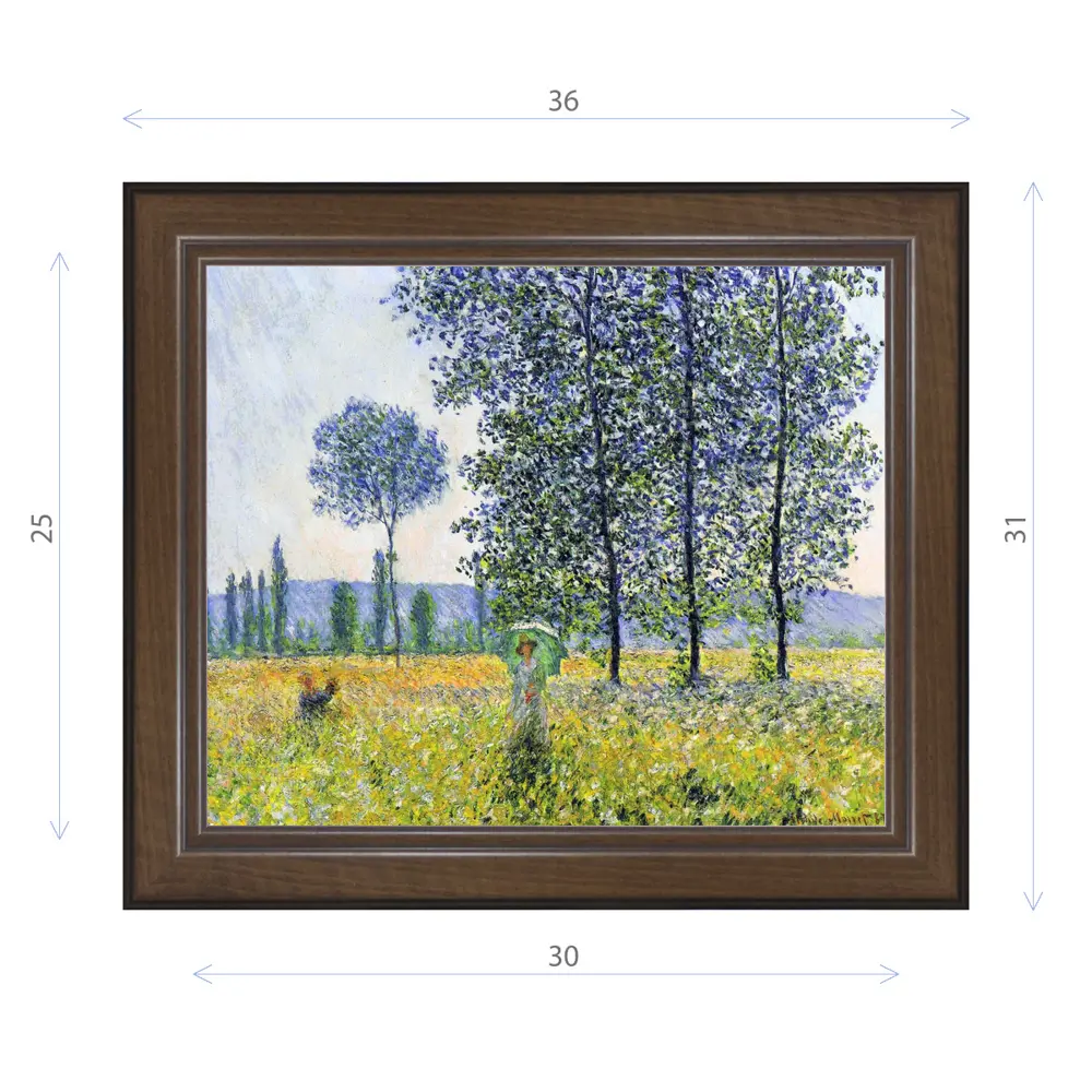 Фото Картина в раме Декор Депо Клод Моне "Эффект солнечного света под тополями" E21 31x36 см Фото Картина в раме Декор Депо Клод Моне "Эффект солнечного света под тополями" E21 31x36 см