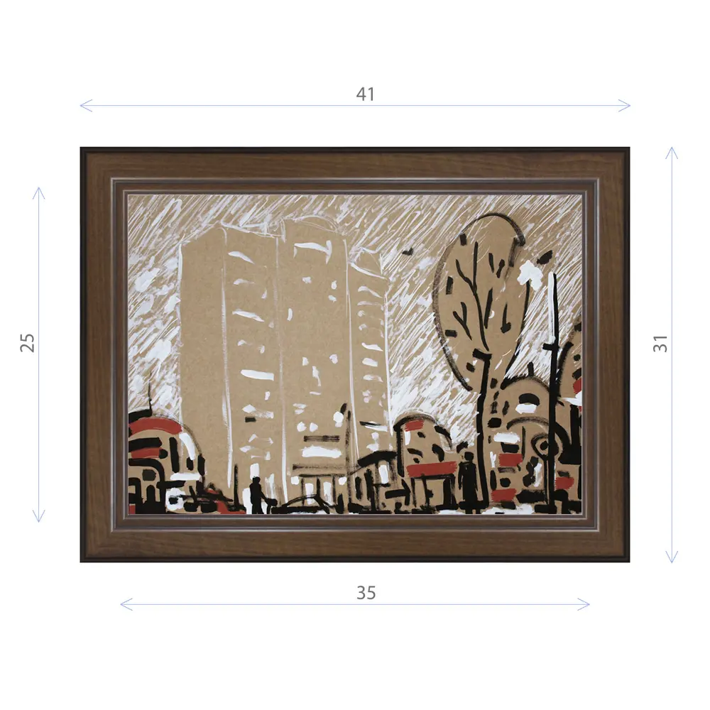 Фото Картина в раме Декор Депо Константин Малютин "Северное Тушино" E21 31x41 см Фото Картина в раме Декор Депо Константин Малютин "Северное Тушино" E21 31x41 см