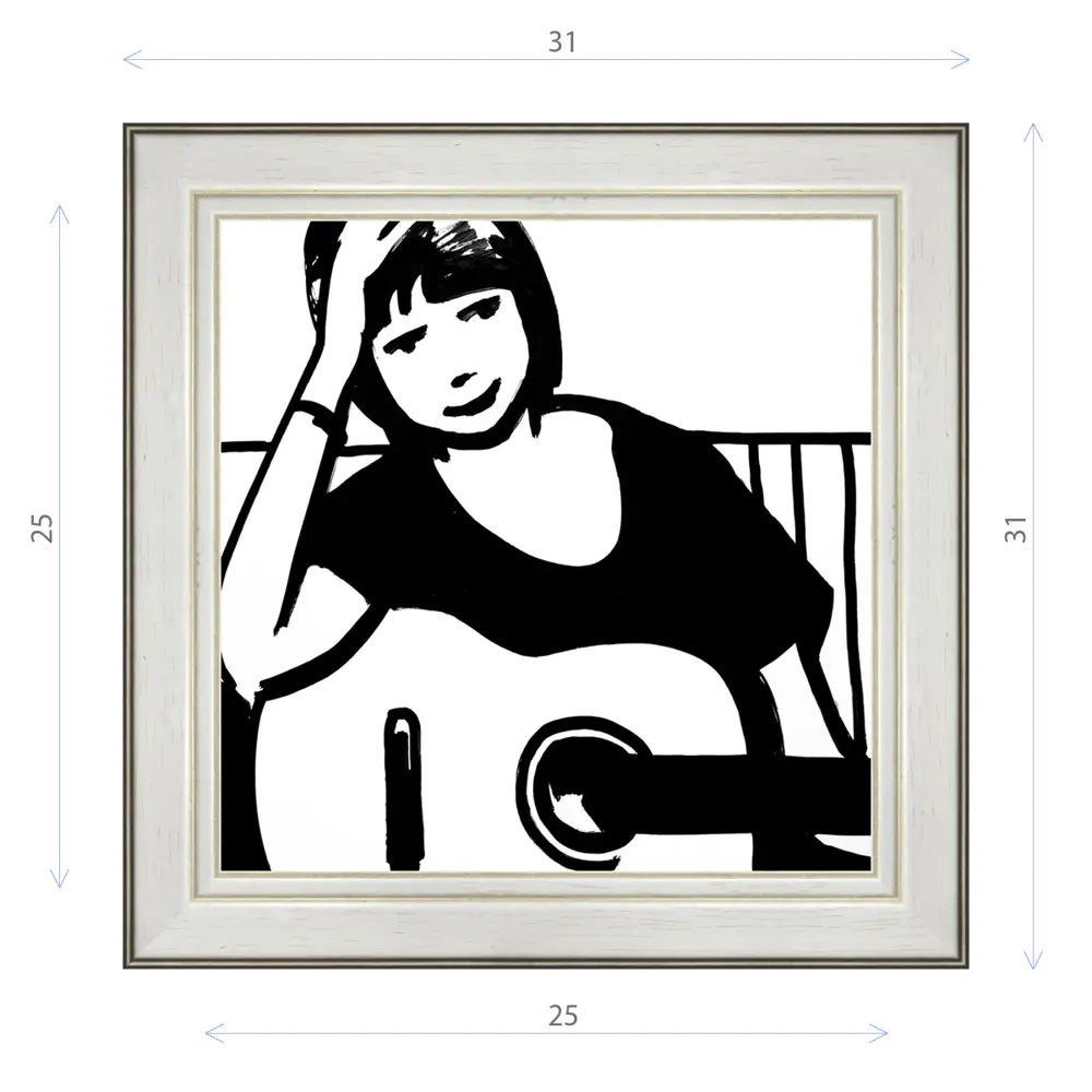 Фото Картина в раме Декор Депо Константин Малютин "Silja" E20 31x31 см Фото Картина в раме Декор Депо Константин Малютин "Silja" E20 31x31 см