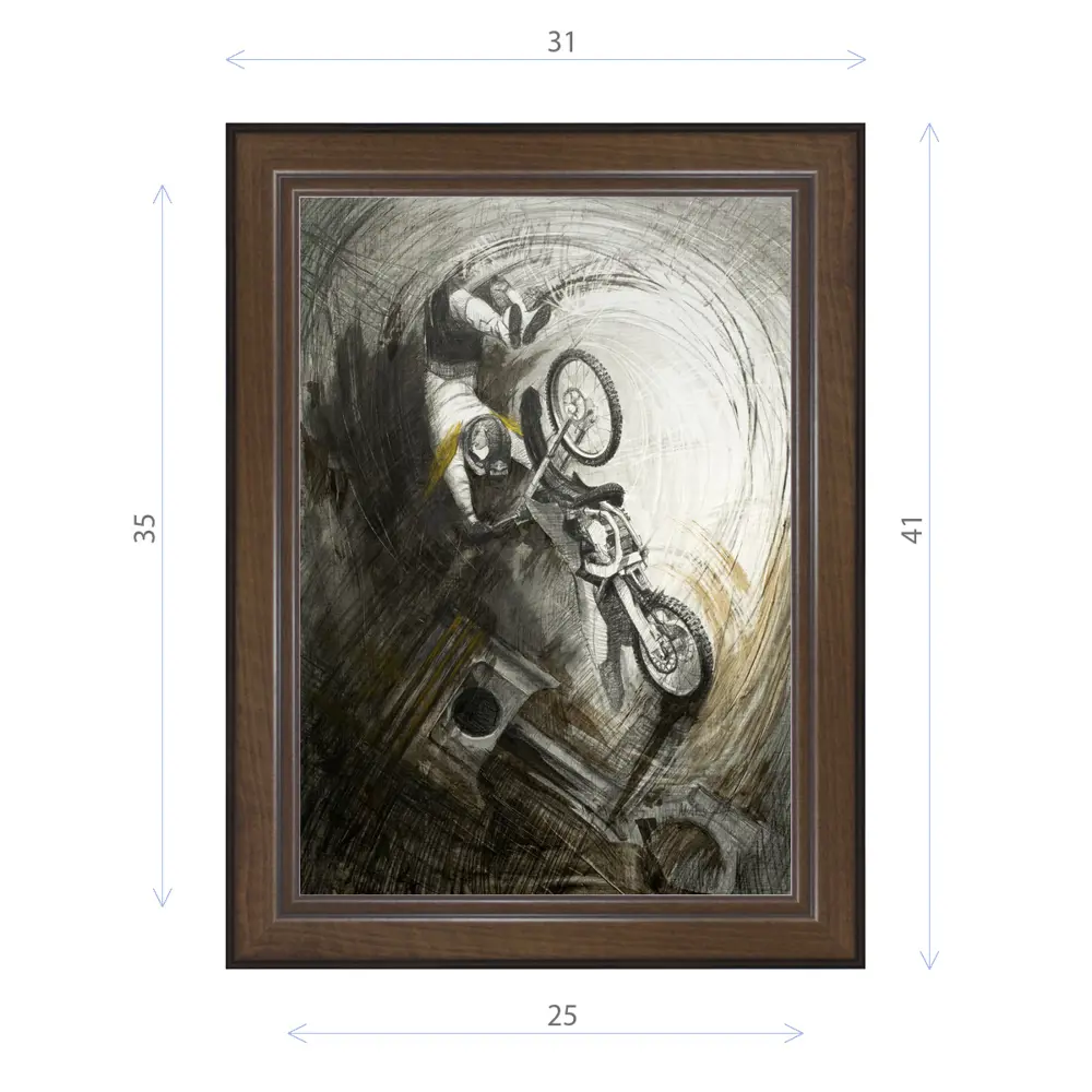 Фото Картина в раме Декор Депо Алексей Макаров "Поршень" E21 41x31 см Фото Картина в раме Декор Депо Алексей Макаров "Поршень" E21 41x31 см