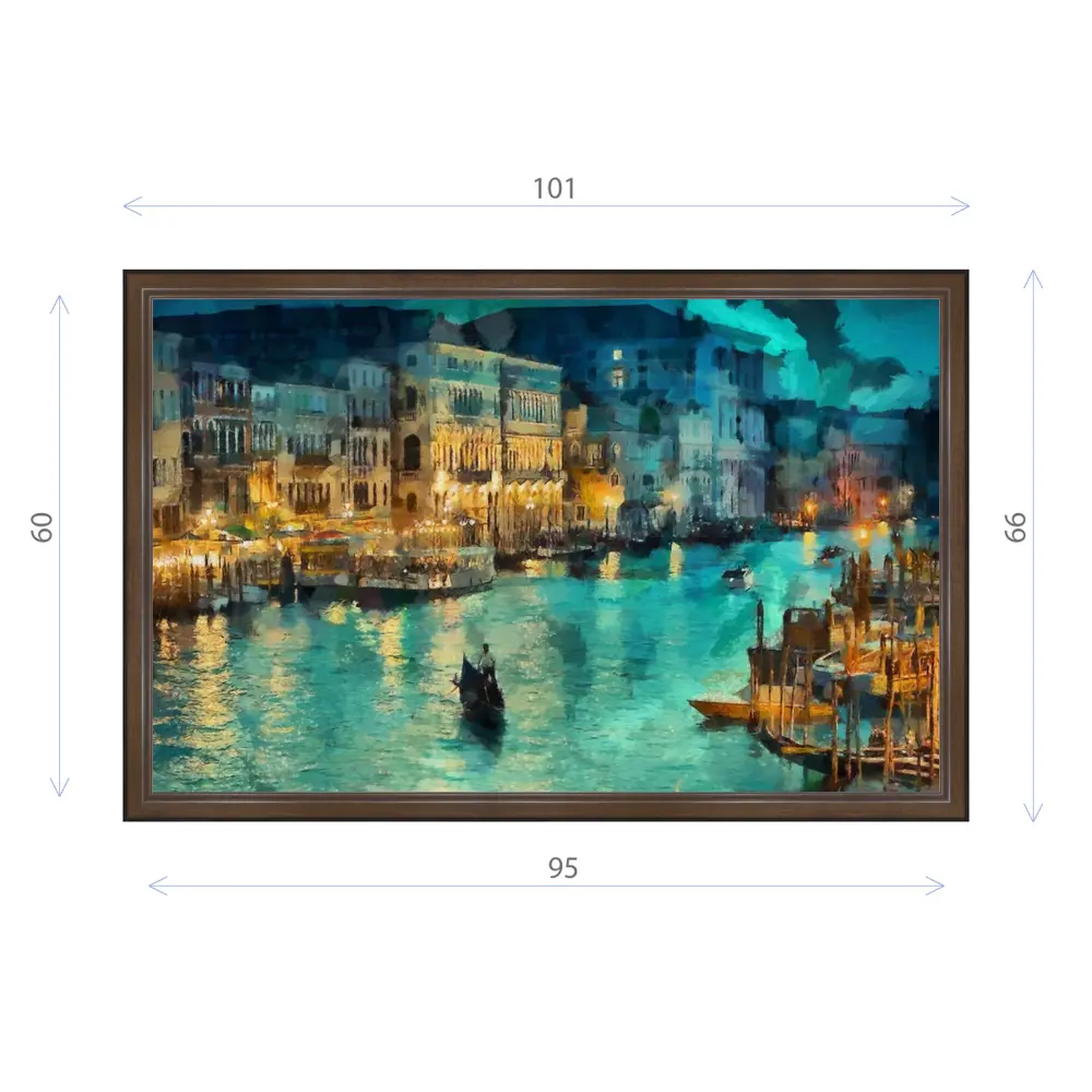 Фото Картина в раме Декор Депо Моне "Венеция Вечер" E21 66x101 см Фото Картина в раме Декор Депо Моне "Венеция Вечер" E21 66x101 см