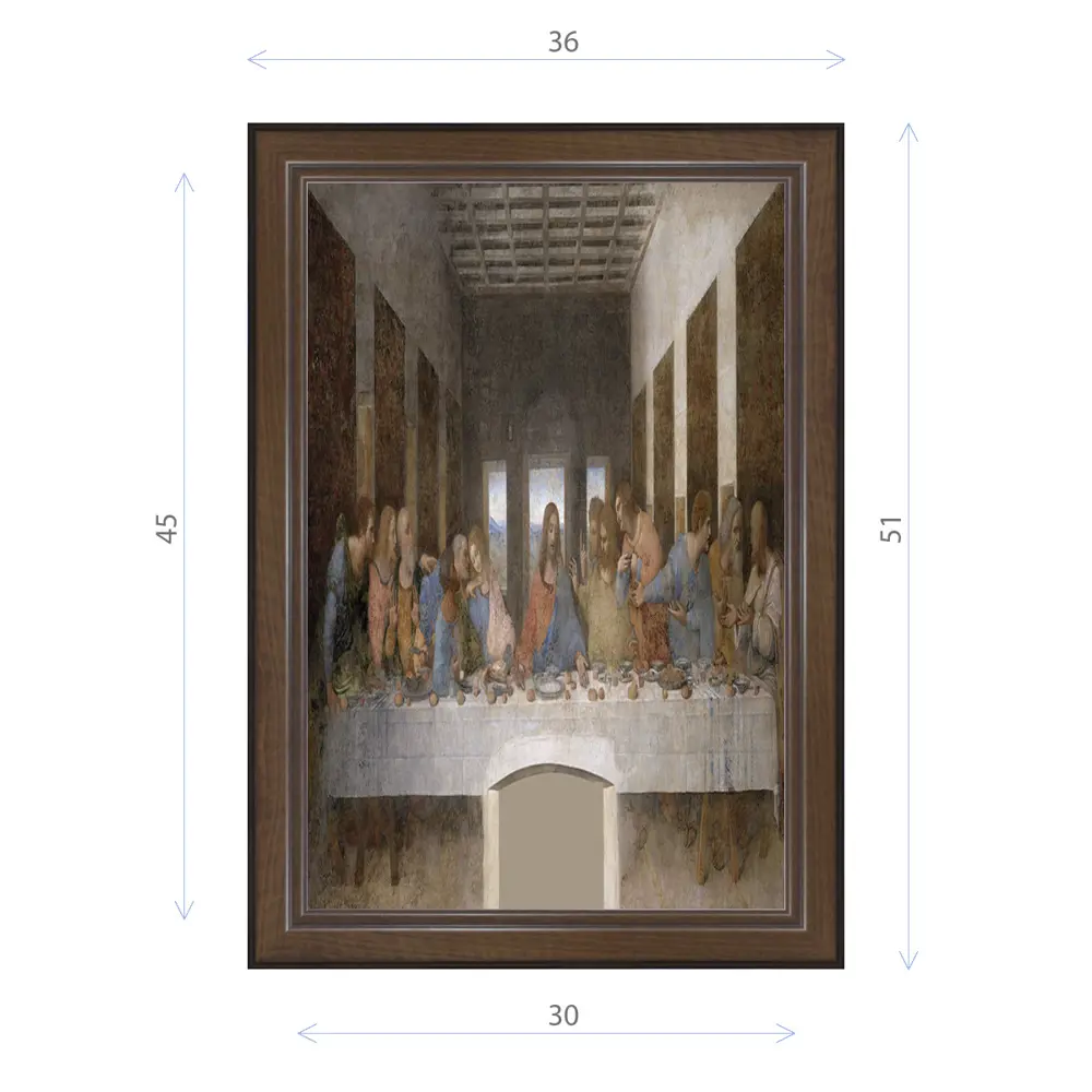 Фото Картина в раме Декор Депо Леонардо да Винчи "Мона Лиза Джоконда" E21 51x36 см Фото Картина в раме Декор Депо Леонардо да Винчи "Мона Лиза Джоконда" E21 51x36 см