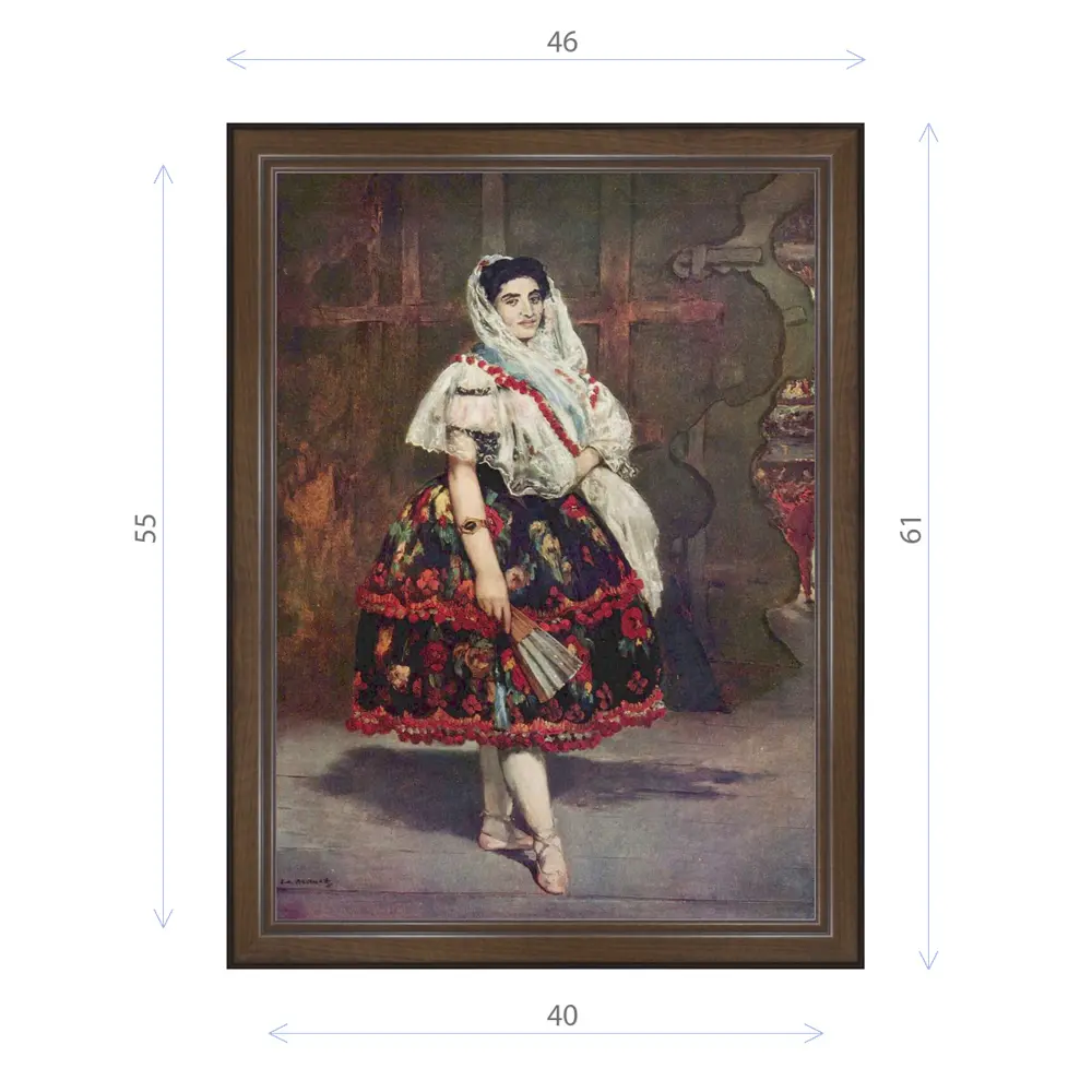 Фото Картина в раме Декор Депо Эдуард Мане "Лола из Валенсии" E21 61x46 см Фото Картина в раме Декор Депо Эдуард Мане "Лола из Валенсии" E21 61x46 см