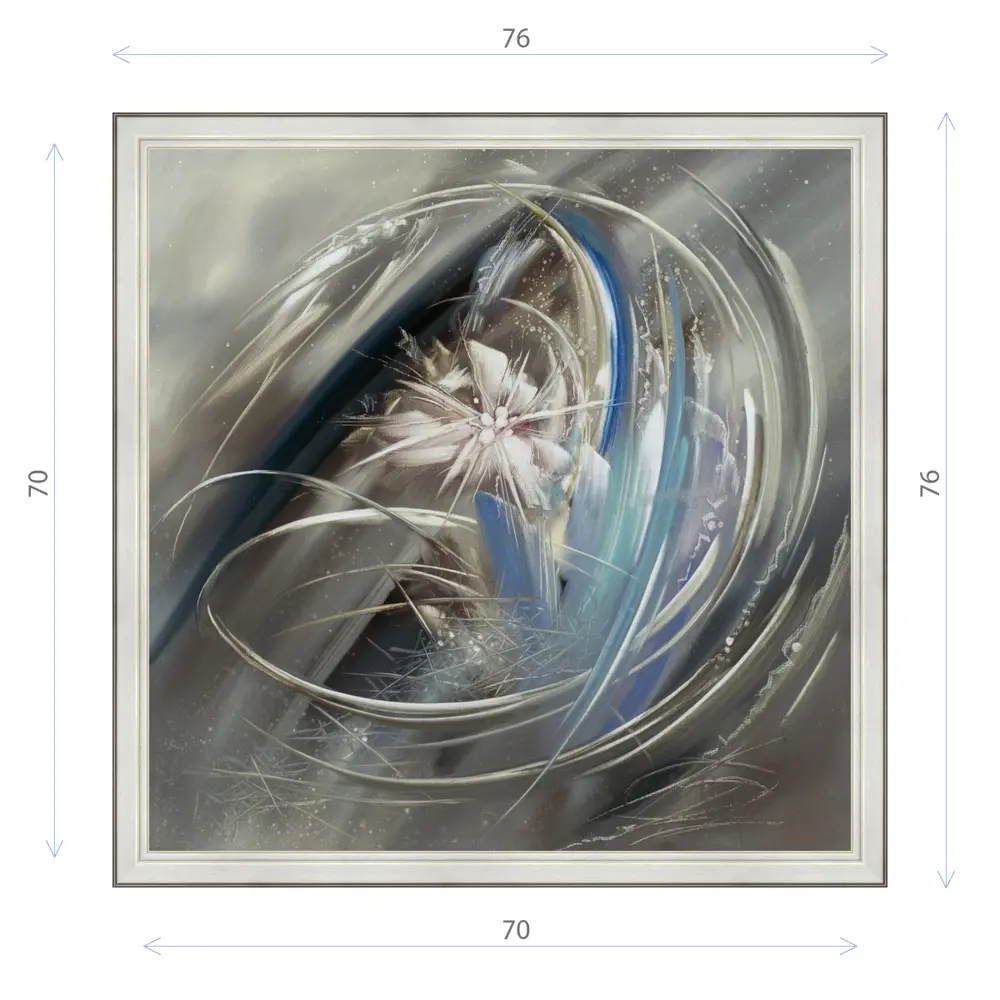 Фото Картина в раме Декор Депо Михаил Харитонов Эдельвейс E20 76x76 см Фото Картина в раме Декор Депо Михаил Харитонов Эдельвейс E20 76x76 см