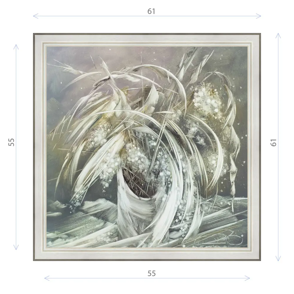 Фото Картина в раме Декор Депо Михаил Харитонов В ожидании летних трав E20 61x61 см