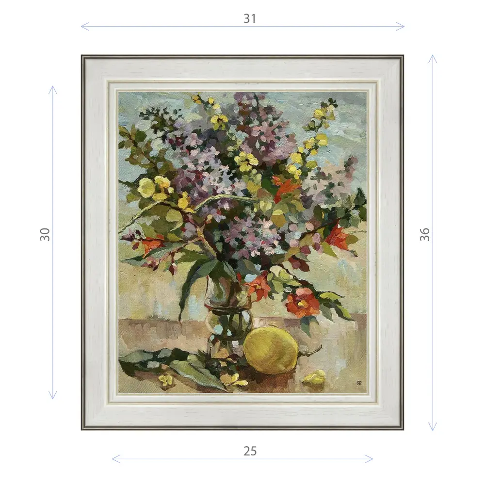 Фото Картина в раме Декор Депо Ксения Черномор "Букет Абхазии" E20 36x31 см Фото Картина в раме Декор Депо Ксения Черномор "Букет Абхазии" E20 36x31 см