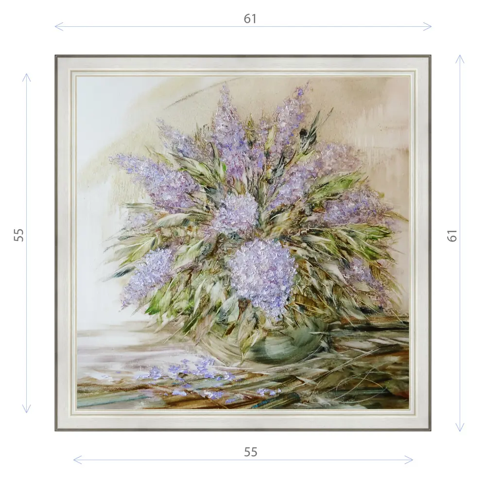 Фото Картина в раме Декор Депо Михаил Харитонов Весенние облачка E20 61x61 см