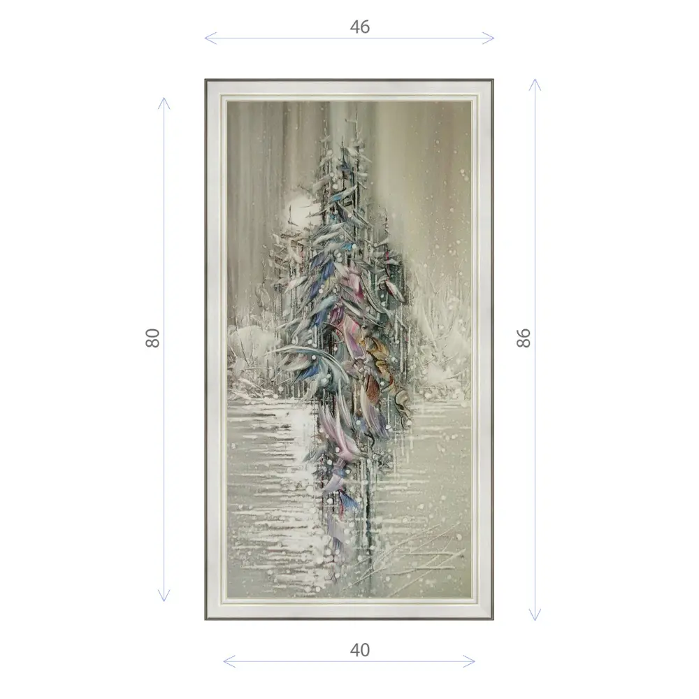 Фото Картина в раме Декор Депо Михаил Харитонов Снежный ангел E20 86x46 см Фото Картина в раме Декор Депо Михаил Харитонов Снежный ангел E20 86x46 см