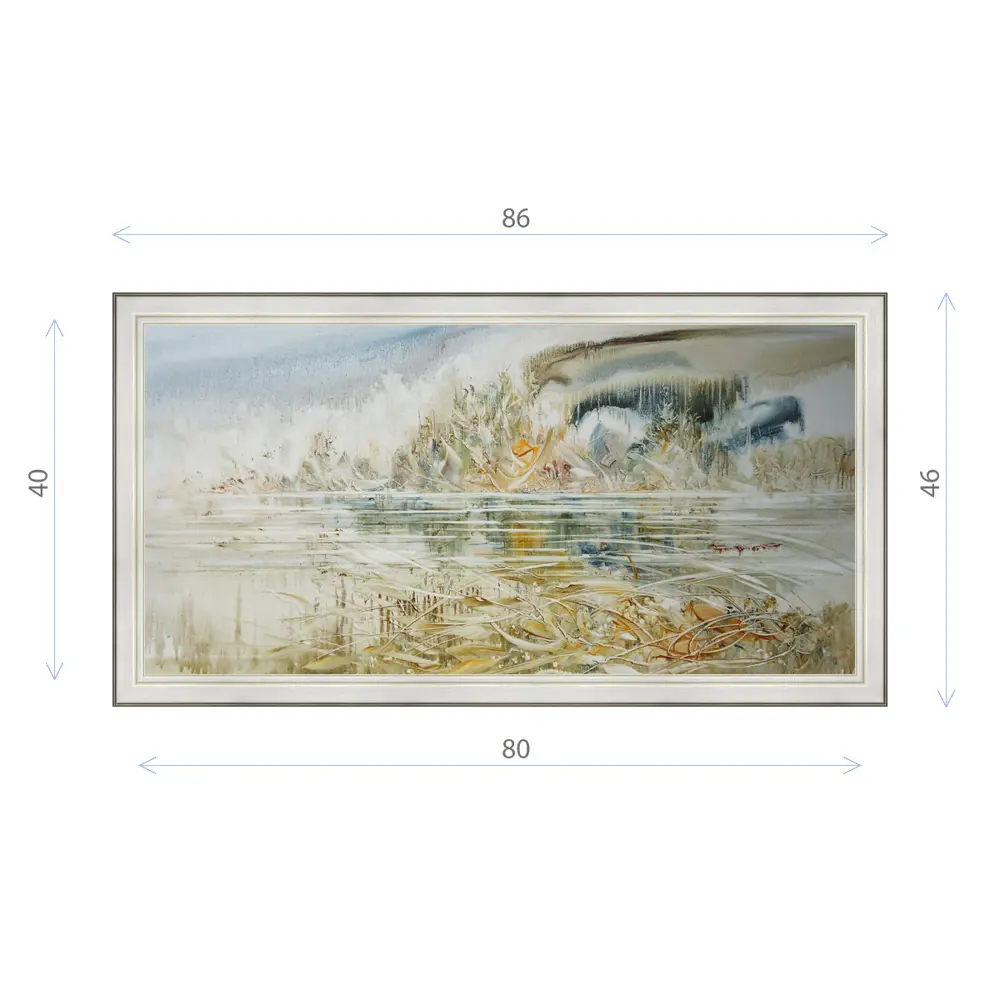 Фото Картина в раме Декор Депо Михаил Харитонов Осенние метаморфозы E20 46x86 см