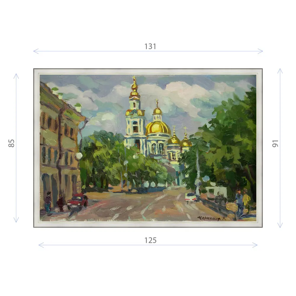 Фото Картина в раме Декор Депо Ксения Черномор Елоховский собор E20 91x131 см Фото Картина в раме Декор Депо Ксения Черномор Елоховский собор E20 91x131 см