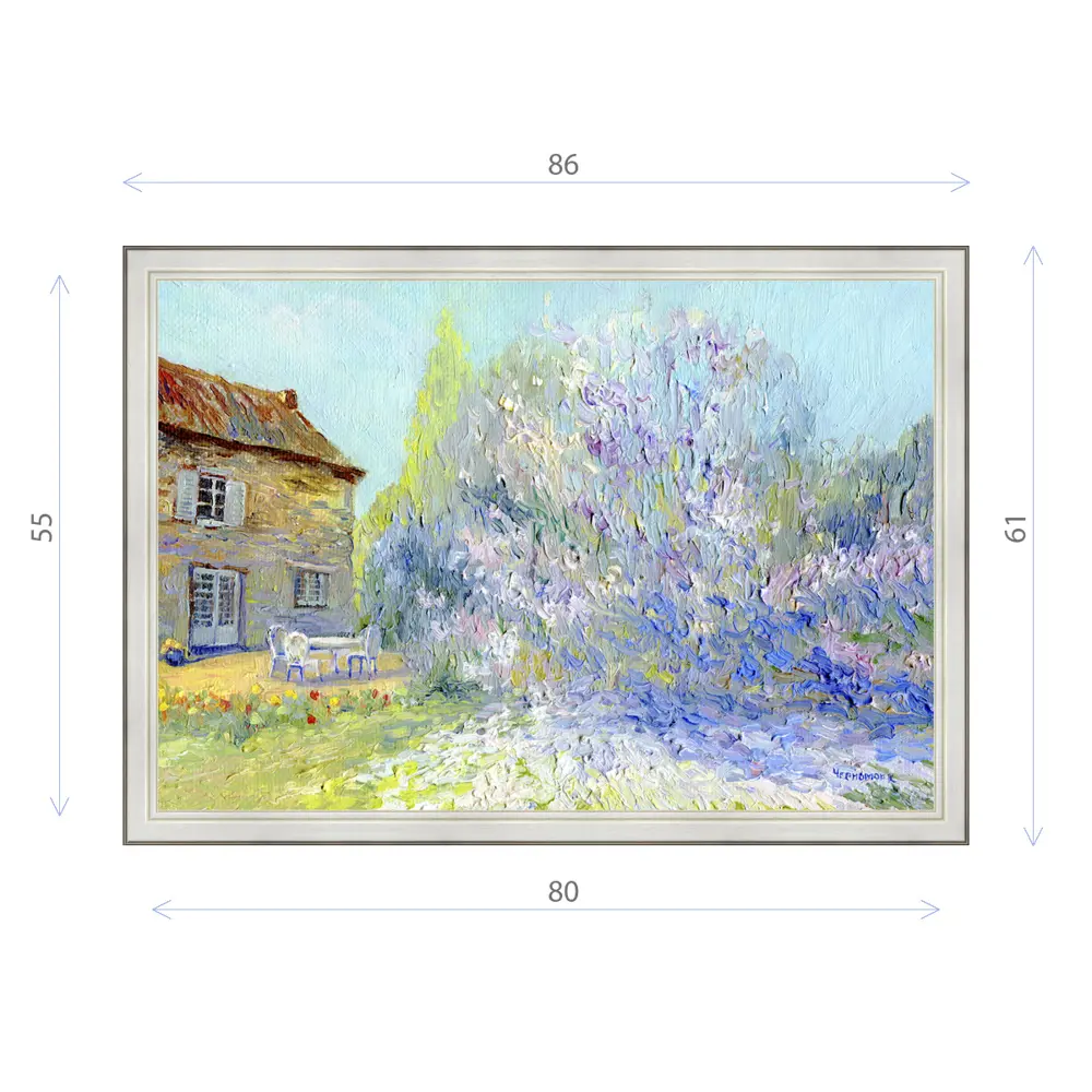 Фото Картина в раме Декор Депо Ксения Черномор "Весна в Живерни" E20 61x86 см Фото Картина в раме Декор Депо Ксения Черномор "Весна в Живерни" E20 61x86 см