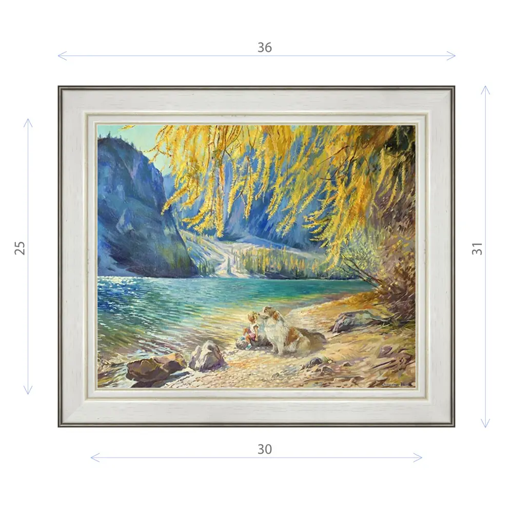 Фото Картина в раме Декор Депо Ксения Черномор "В ожидании чуда" E20 31x36 см Фото Картина в раме Декор Депо Ксения Черномор "В ожидании чуда" E20 31x36 см