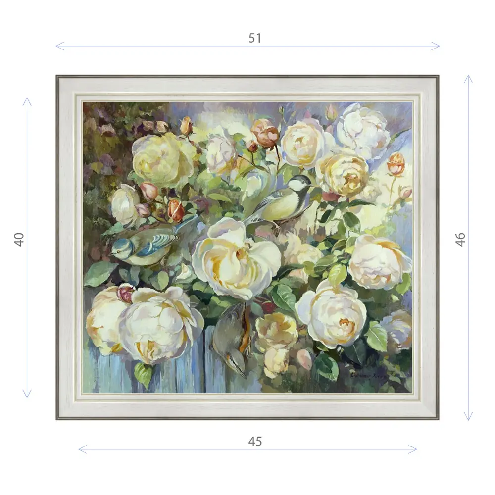 Фото Картина в раме Декор Депо Ксения Черномор "Мечта" E20 46x51 см Фото Картина в раме Декор Депо Ксения Черномор "Мечта" E20 46x51 см