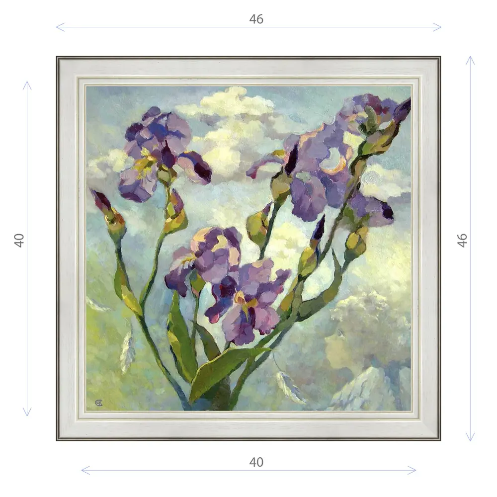 Фото Картина в раме Декор Депо Ксения Черномор "Мечта" E20 46x46 см Фото Картина в раме Декор Депо Ксения Черномор "Мечта" E20 46x46 см